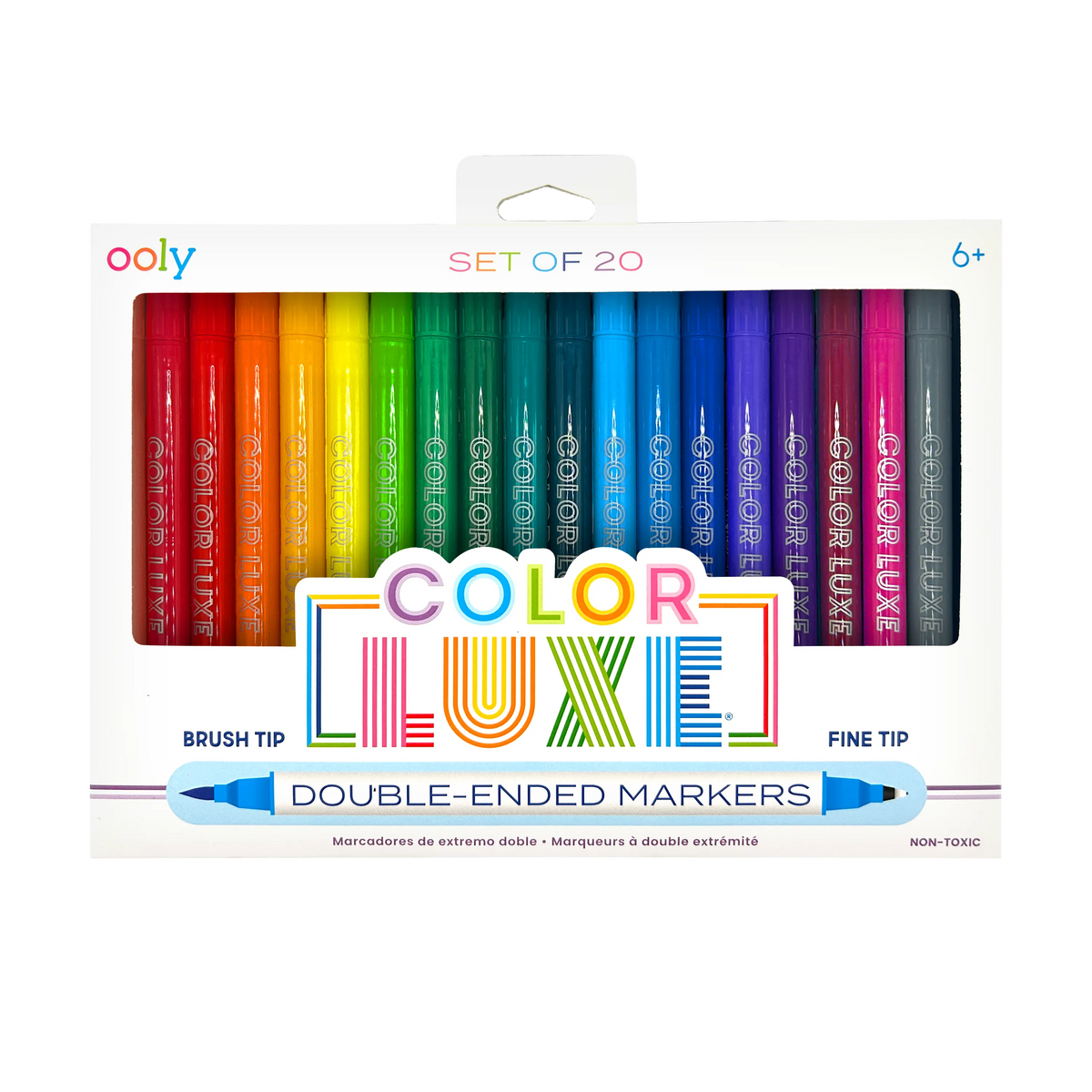 Ooly Color Luxe Double Ended Markers Set Of 20