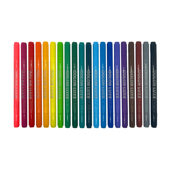 Ooly Color Luxe Double Ended Markers Set Of 20
