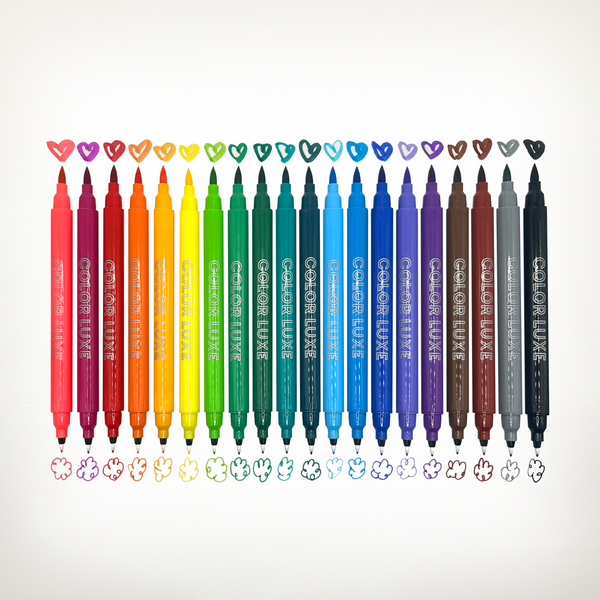 Ooly Color Luxe Double Ended Markers Set Of 20