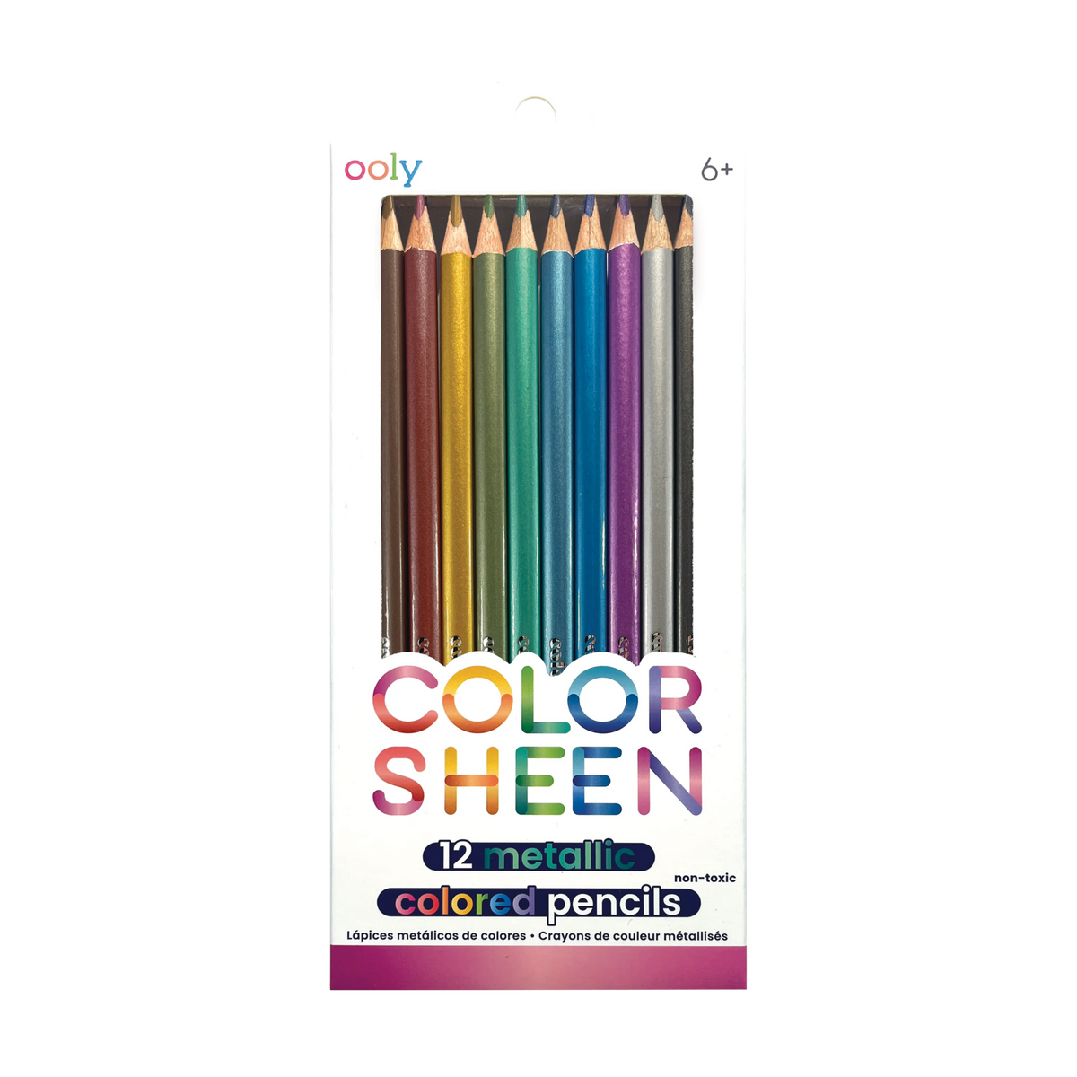 Ooly Color Sheen Metallic Colored Pencils Set Of 12