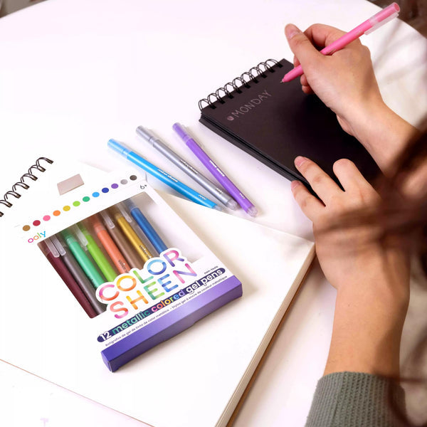 Ooly Color Sheen Metallic Gel Pens Set Of 12