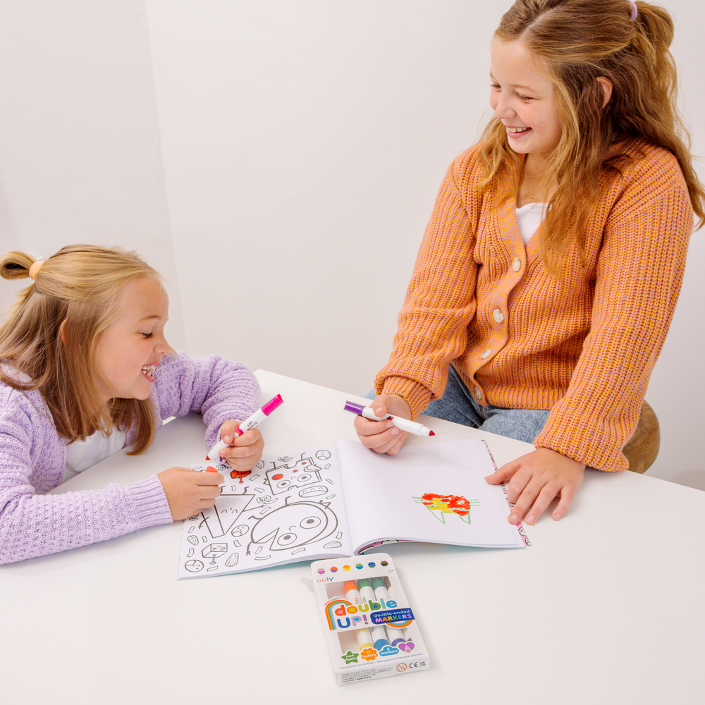 Ooly Double Up Double Ended Markers Set Of 6 12 Colors