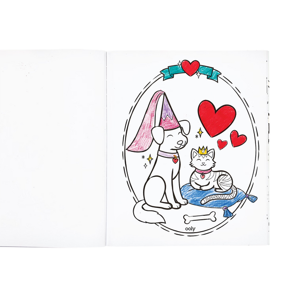 Ooly Color In Book : Princess & Fairies 8 X 10