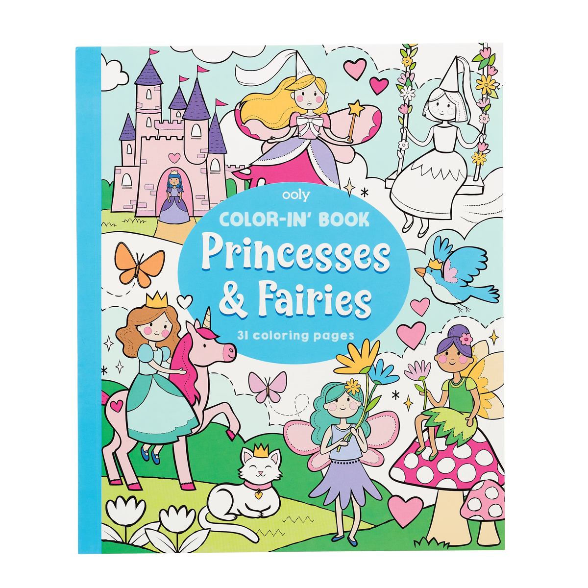 Ooly Color In Book : Princess & Fairies 8 X 10