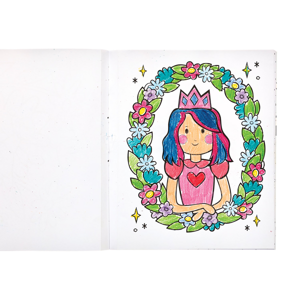 Ooly Color In Book : Princess & Fairies 8 X 10