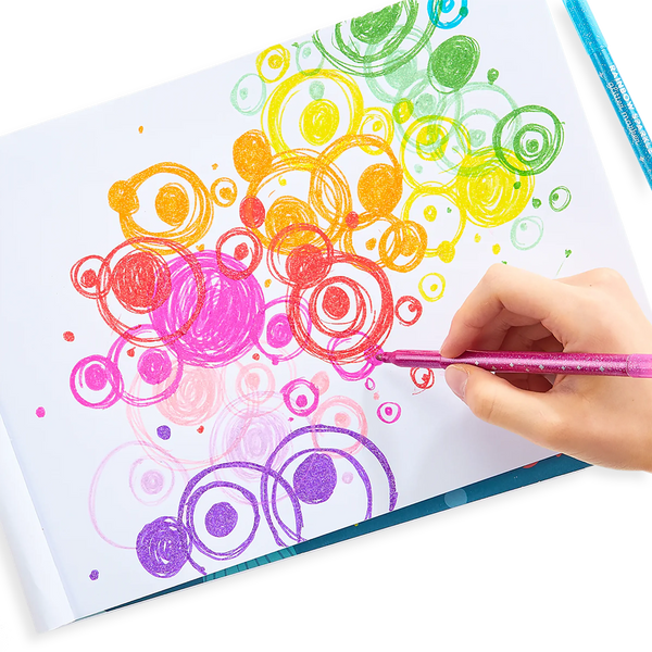 Ooly Rainbow Sparkle Glitter Markers Set Of 15