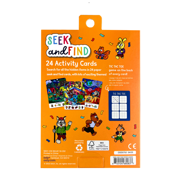 Ooly Seek & Find Activity Cards Set Of 24