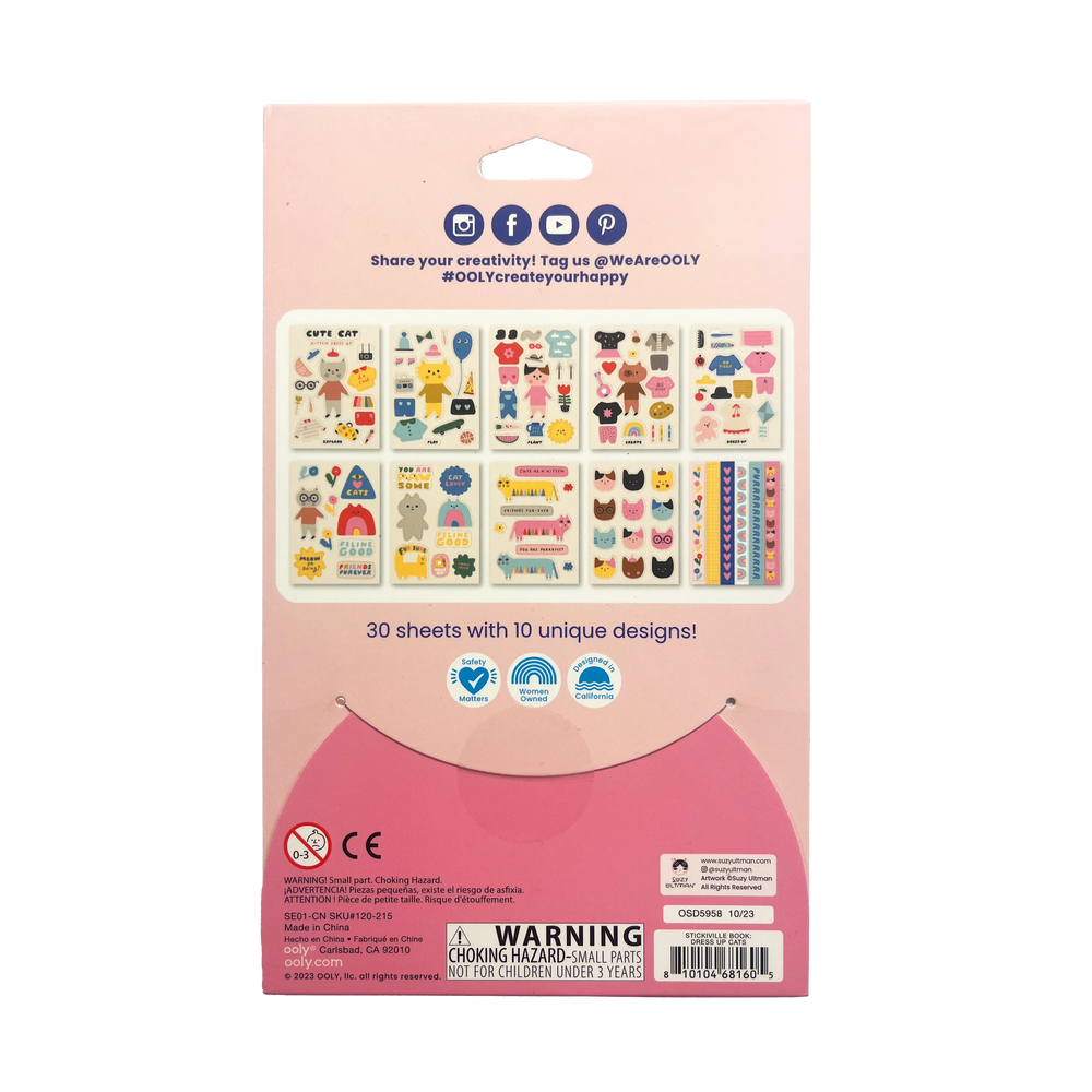 Ooly Stickiville Stickers X Suzy: A Whole Lotta Sticker Book