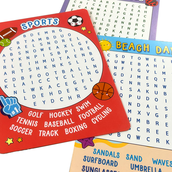 Ooly Word Search Activity Cards Set Of 24