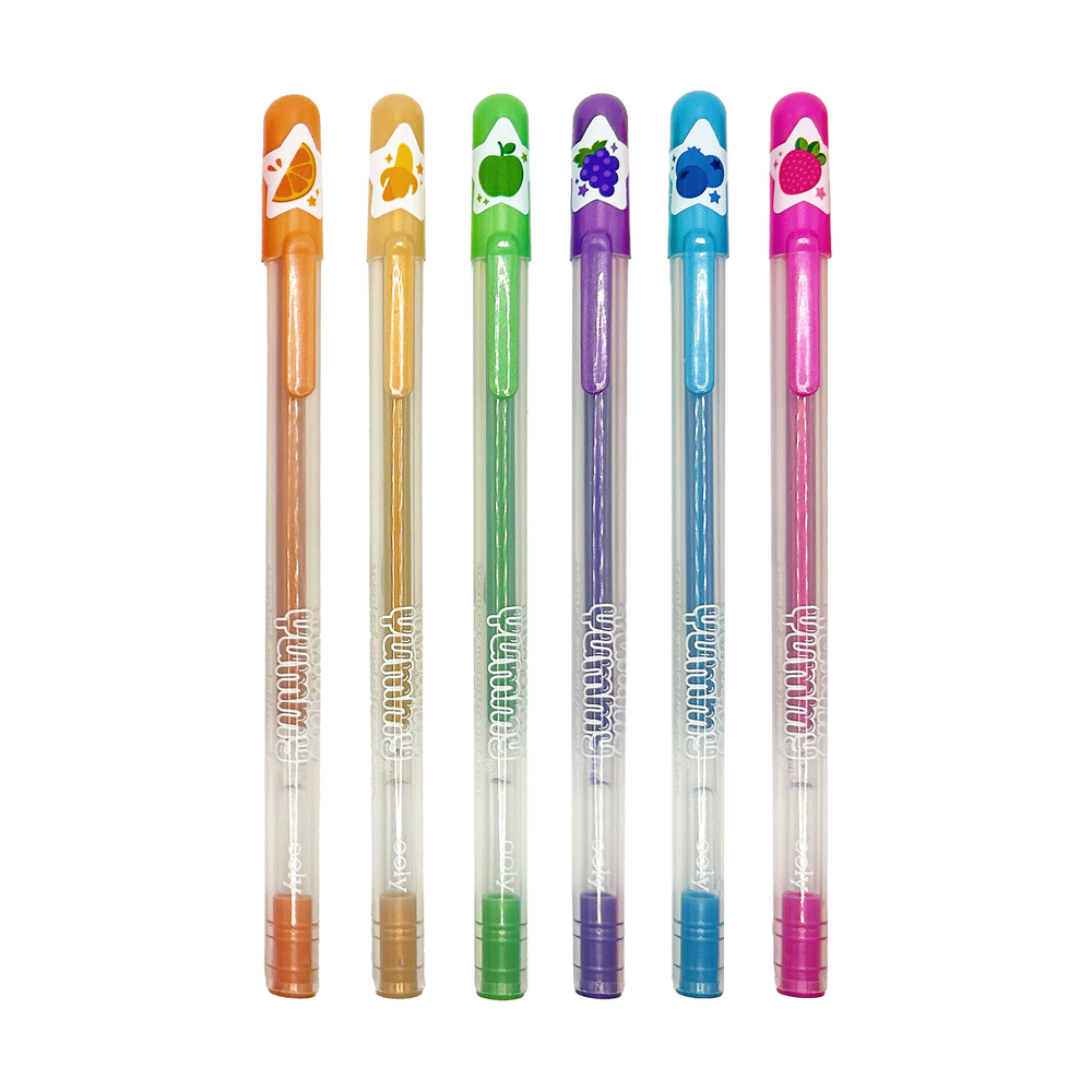 Ooly Yummy Yummy Scented Gel Pens Metallic Set Of 6