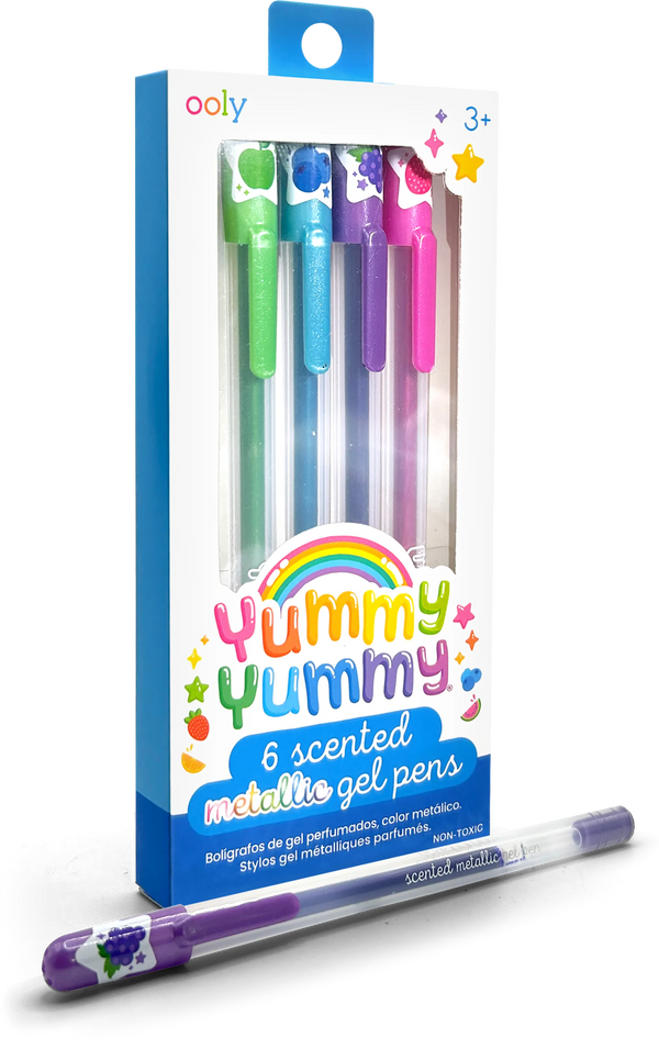 Ooly Yummy Yummy Scented Gel Pens Metallic Set Of 6