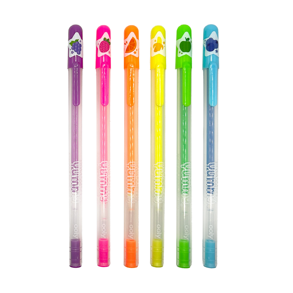 Ooly Yummy Yummy Scented Gel Pens Neon Set Of 6