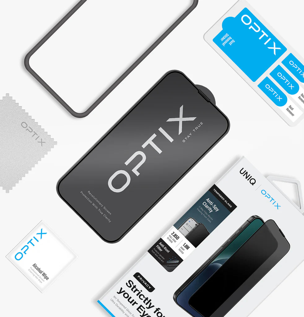 UNIQ OPTIX PRIVACY IPHONE 2023 6.1 GLASS SCREEN PROTECTOR