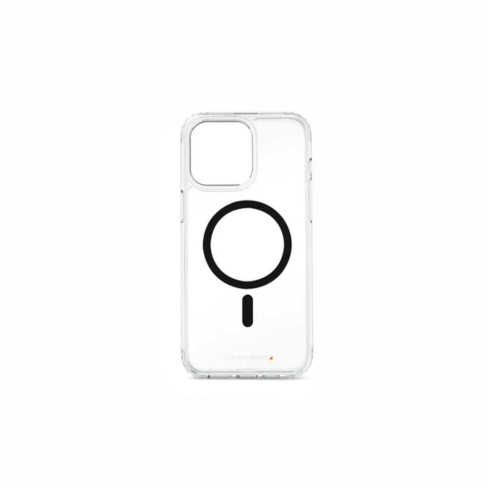 ArmorPro D3O Protected Clear Case Black for iPhone 15 Pro