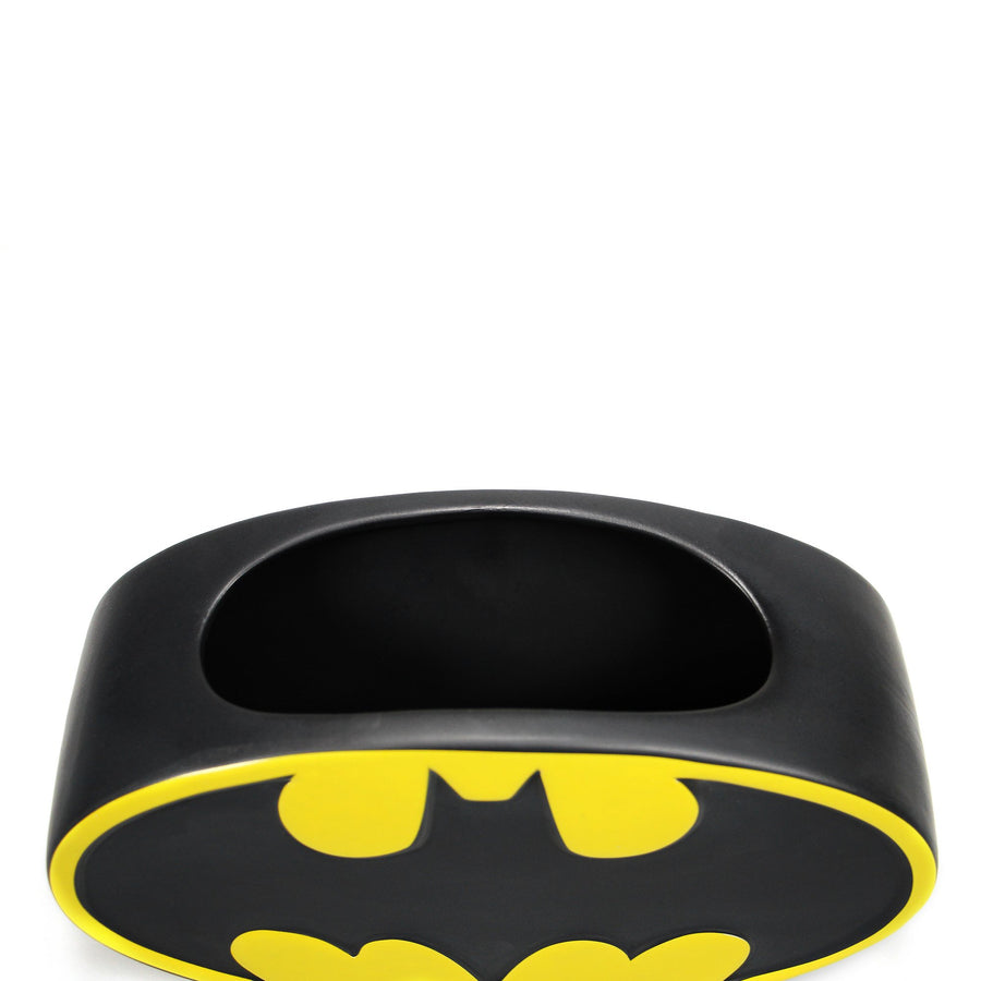 Halfmoon Bay Ceramic Pot Shaped Batman Logo