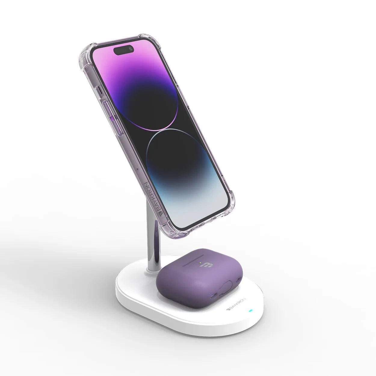 Baykron Wireless stand 3 in 1 + cable + charger 25 W