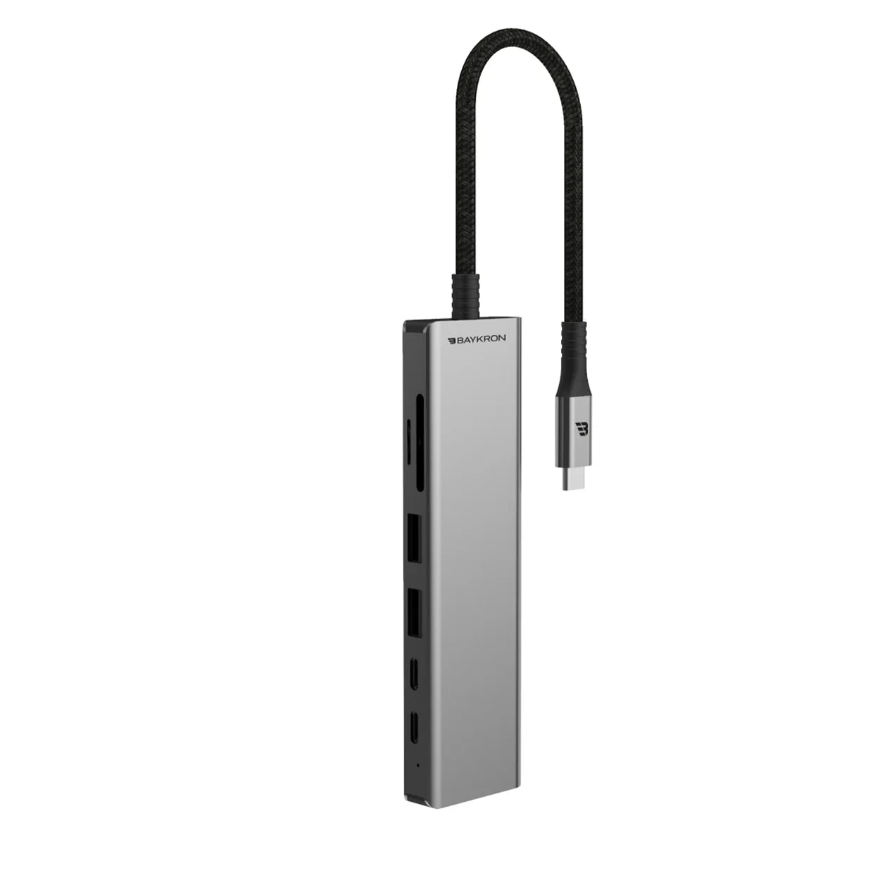 Baykron Usb-C Hub 7 in 1 with card reader, AND 100 W PD