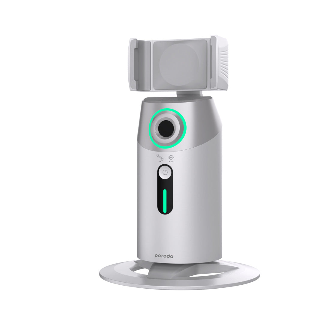 Porodo 360° Rotation AI Face Tracking with Remote Control