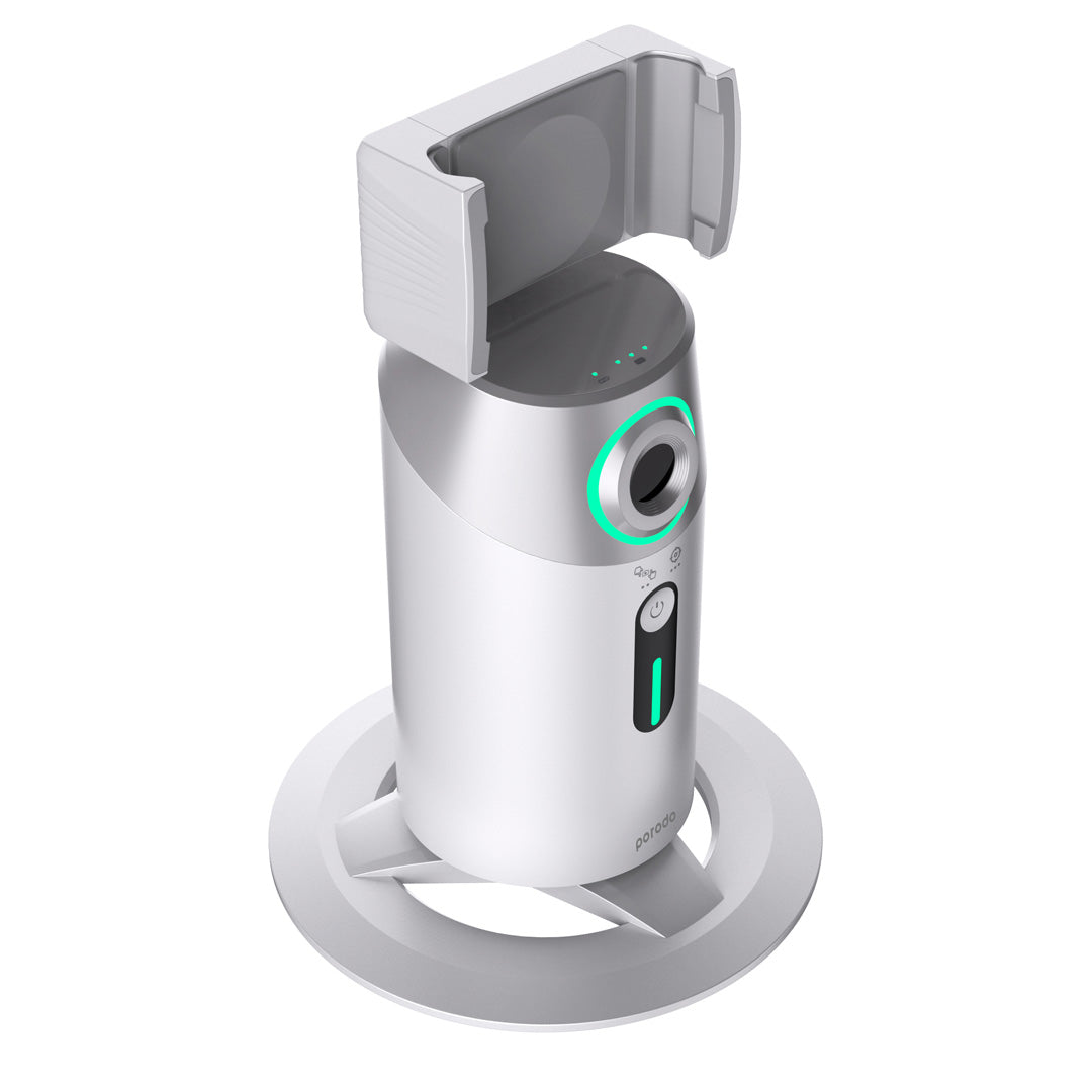 Porodo 360° Rotation AI Face Tracking with Remote Control