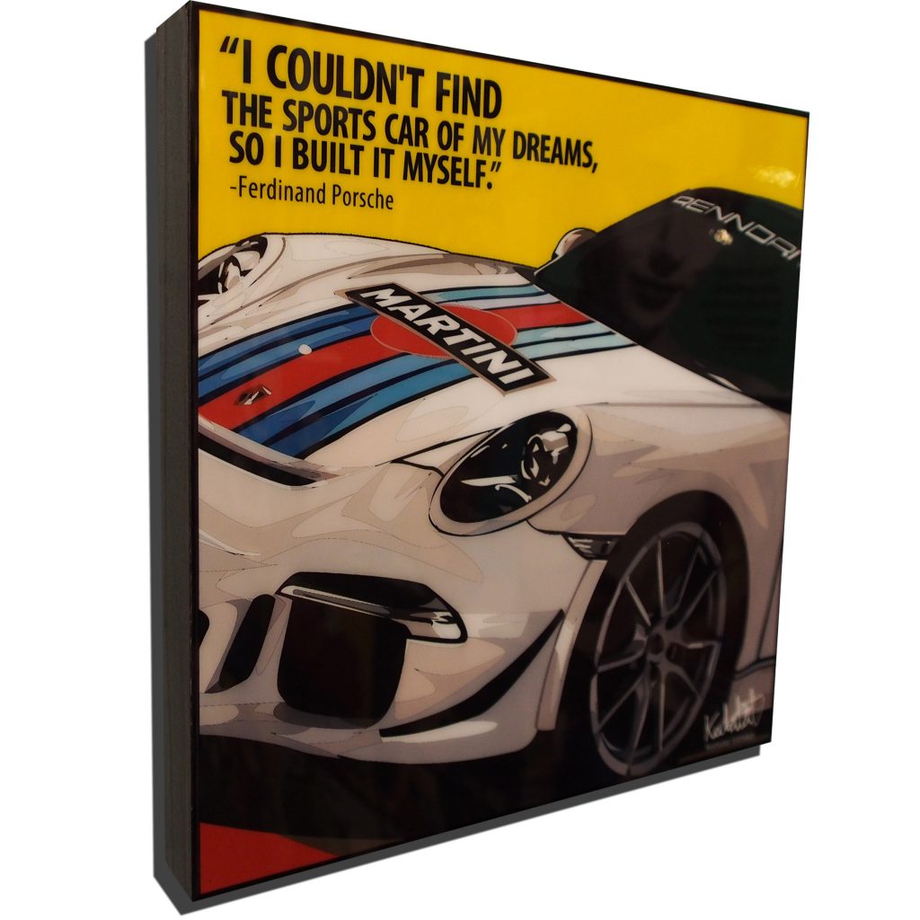 Porsche 991 Martini Pop Art Poster *LIMITED EDITION*