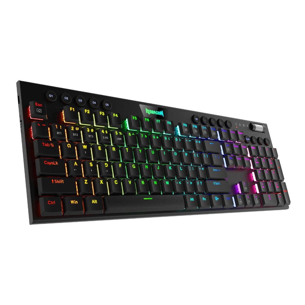 Redragon K618 PRO 3-Mode Wireless RGB Mechanical Keyboard