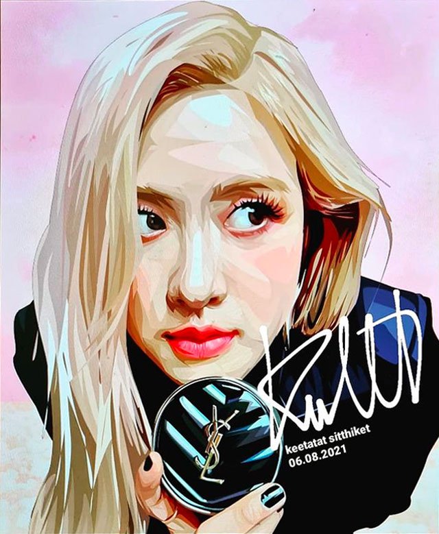 BLACKPINK ROSE VER2 25X25
