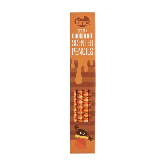 Tinc Chocolate scented pencils pack of 4