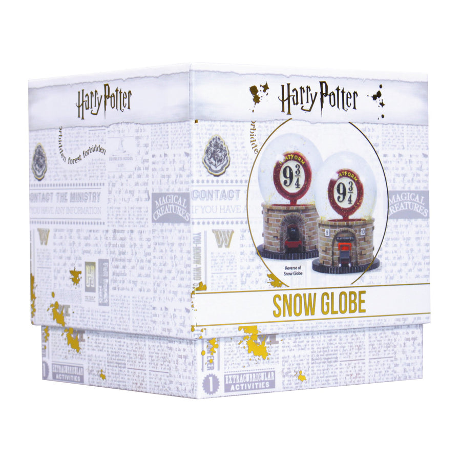 Halfmoon Bay Snow Globe Boxed 65Mm Harry Potter Platform 9 3/4