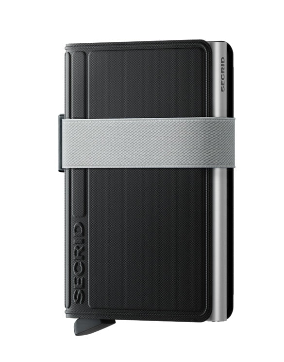 محفظة شريطية من سيكريد TPU - أسود وأبيض