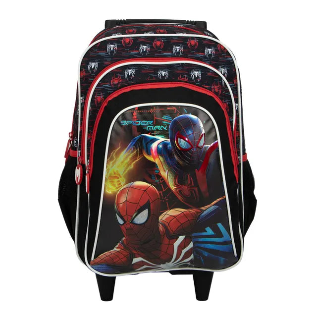 Marvel Spider Man 16" Trolley Backpack, 3 Compartments, 2 SP