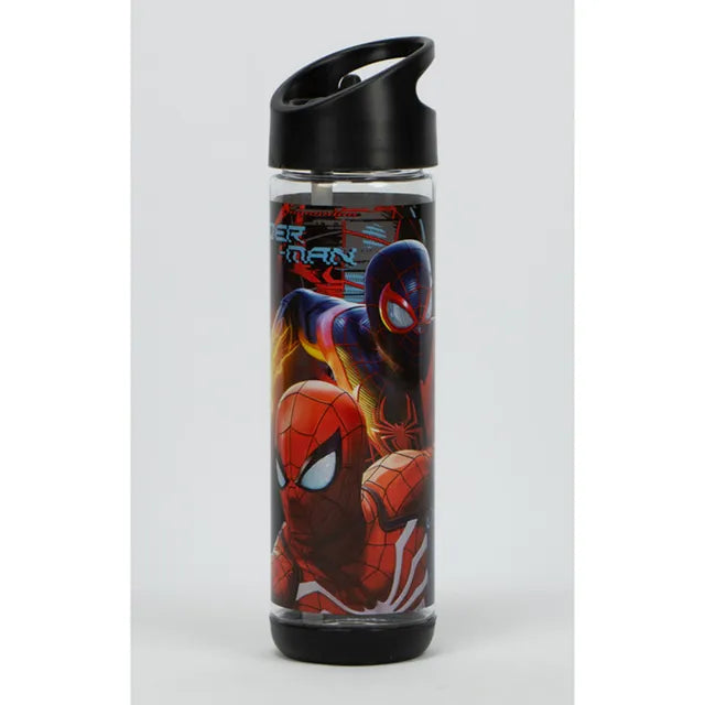 Marvel SpiderMan Water Bottle 500Ml, Tritan Plastic Bpa Free