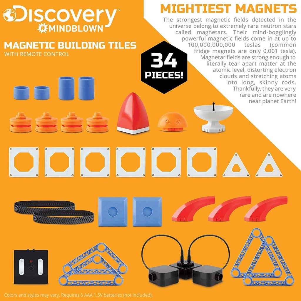 Discovery - Toy Magnetic Tiles With Remote Control