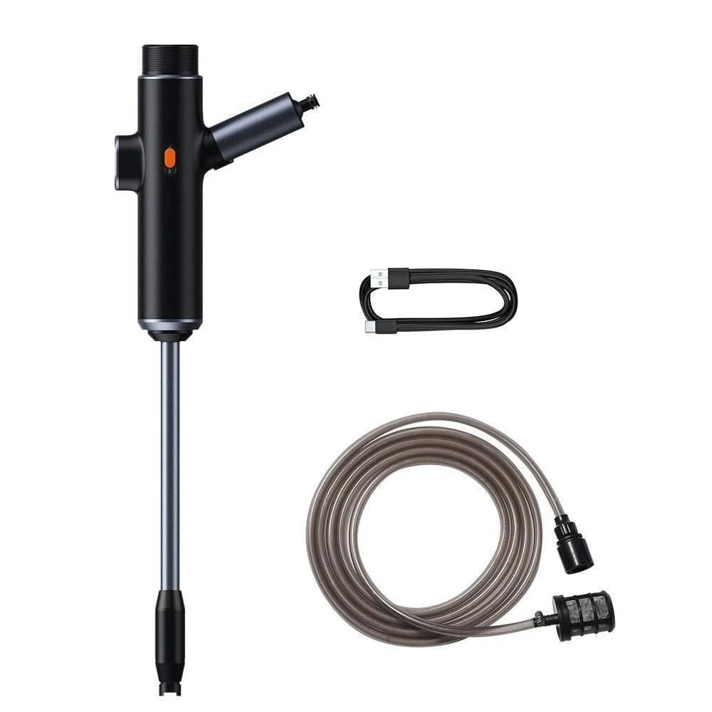 Baseus Dual Power Portable Electric Car Wash Spray NozzleBLK