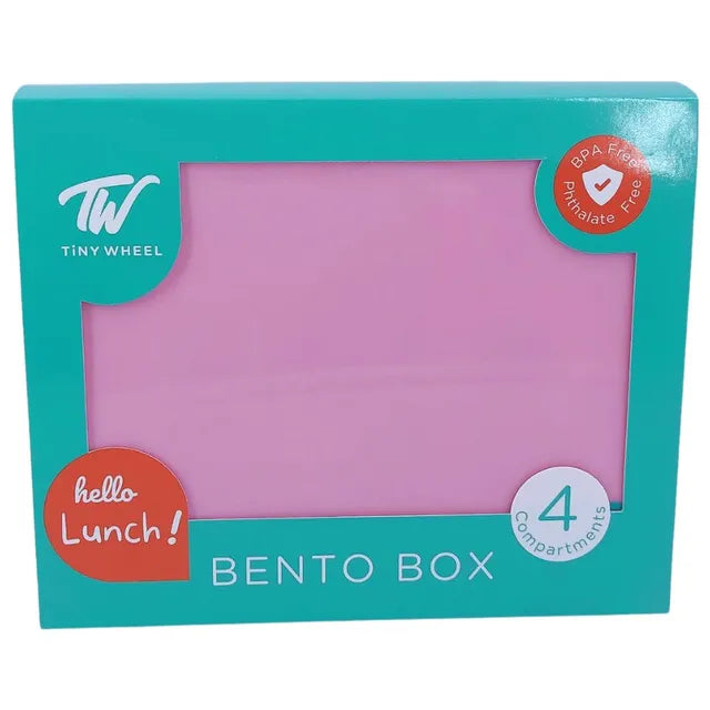 TW Bento Box Pink 4 Compartments