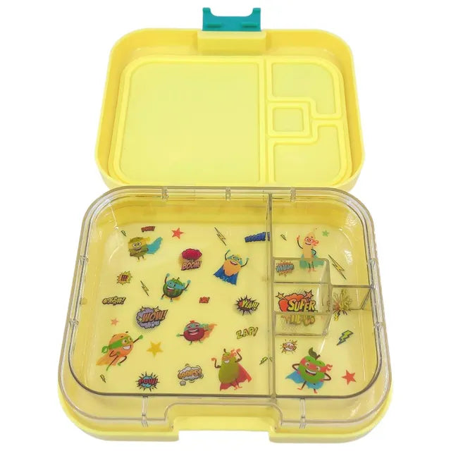 TW Bento Box Yellow 4 Compartments