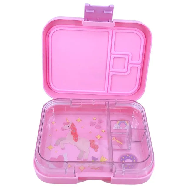 TW Bento Box 4 Compartments Pink (Unicorn)