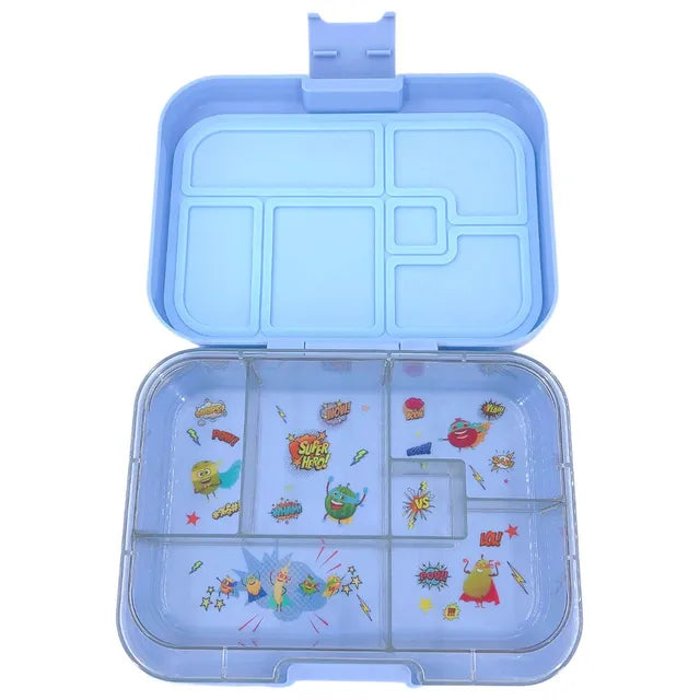 TW Bento Box Baby Blue 6 Compartments