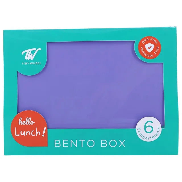 TW Bento Box Purple 6 Compartments