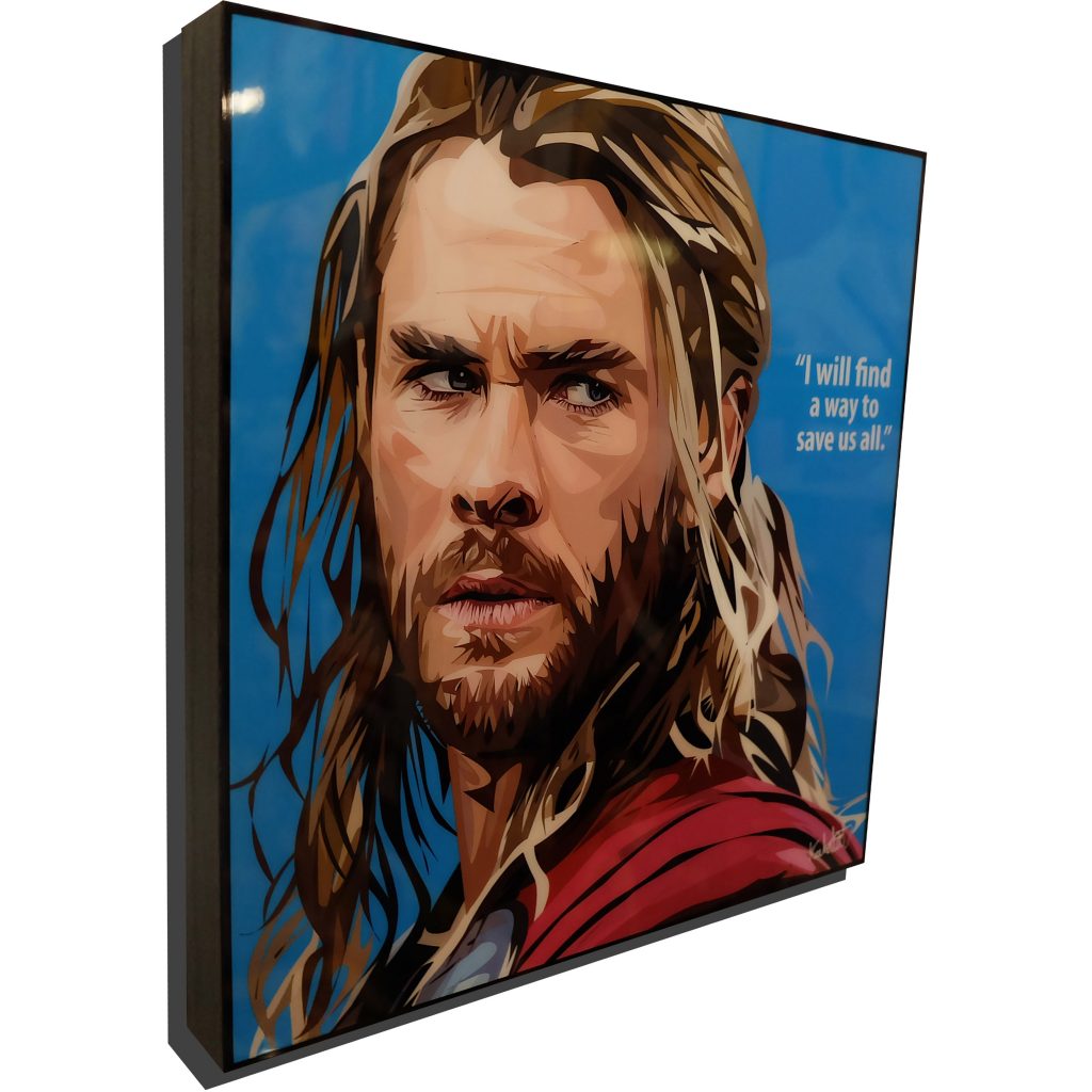 Thor Pop Art Poster “I will find a way to save us all”