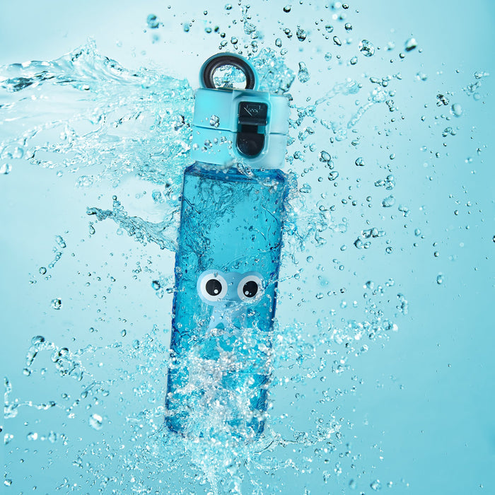 Blue Flip and Clip Water Bottle