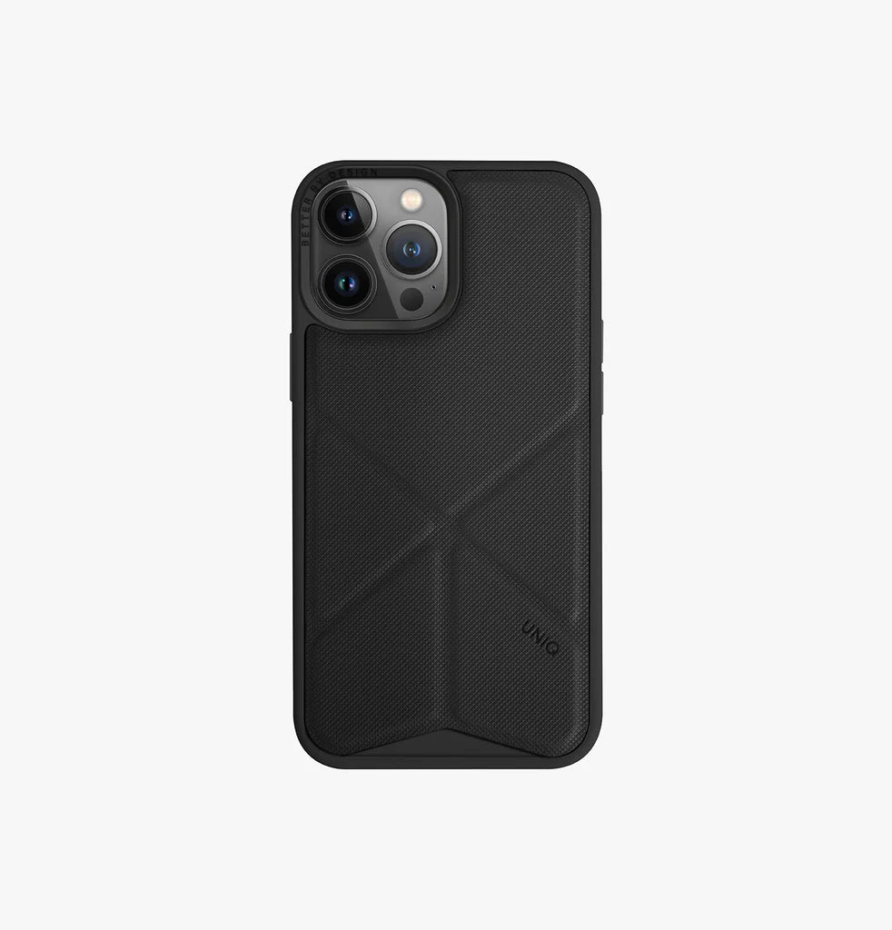 Uniq Hybrid iPhone 14 Pro Magsafe Charging Transforma Ebony Black