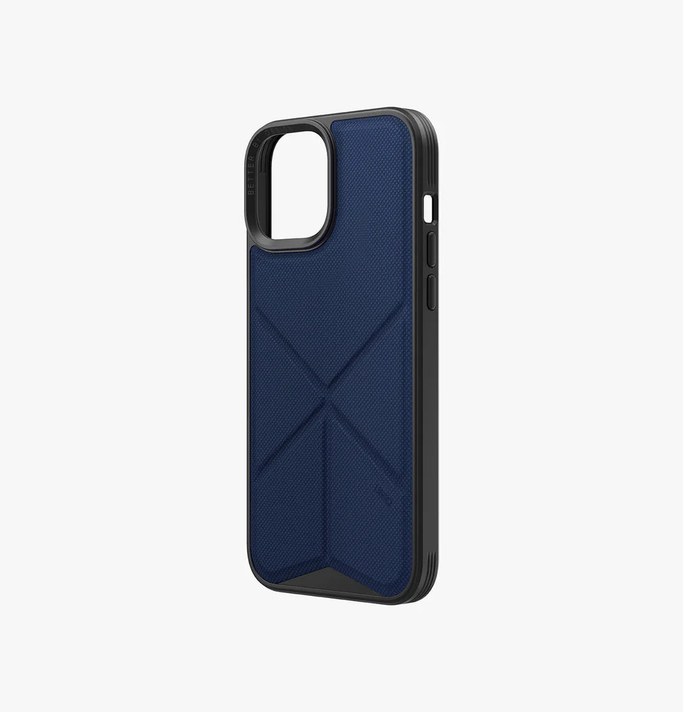 Uniq Hybrid iPhone 14 Pro Max Magclick Charging Transforma Electric Blue Case