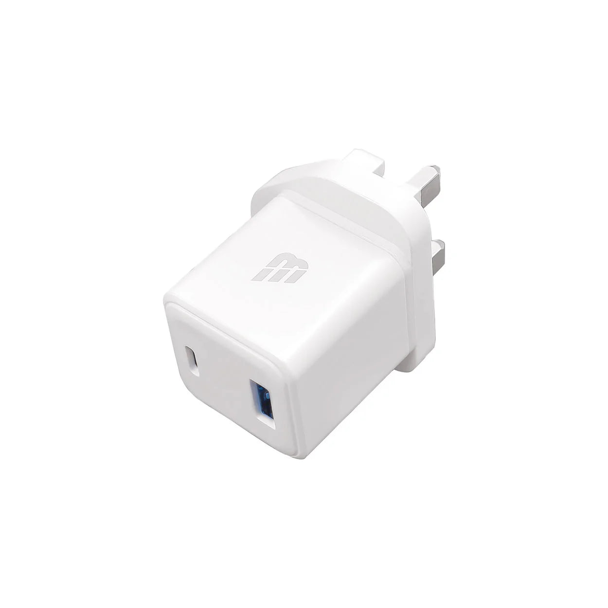 Baykron wall charger 20 w type-C & type A UK white