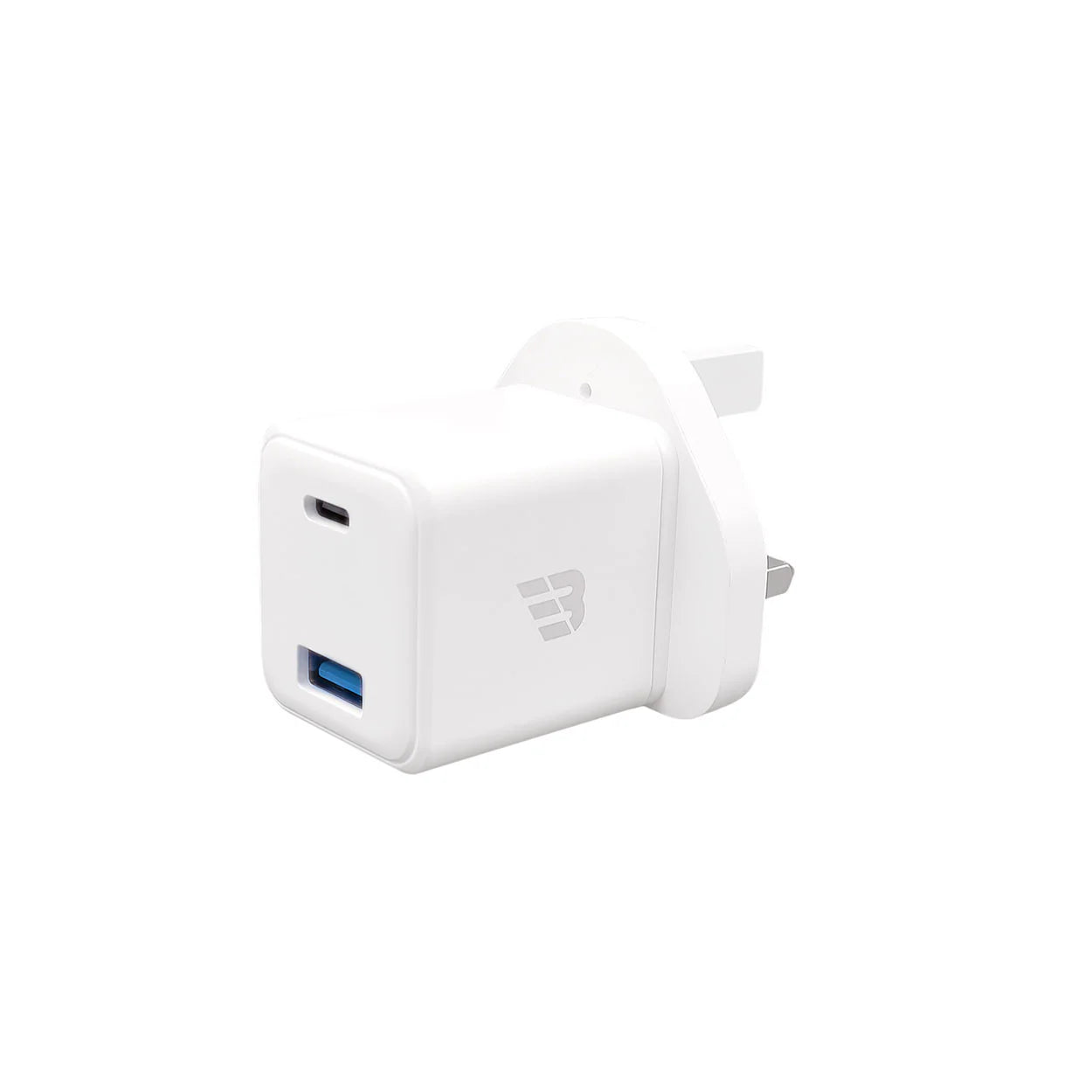 Baykron wall charger 20 w type-C & type A UK white