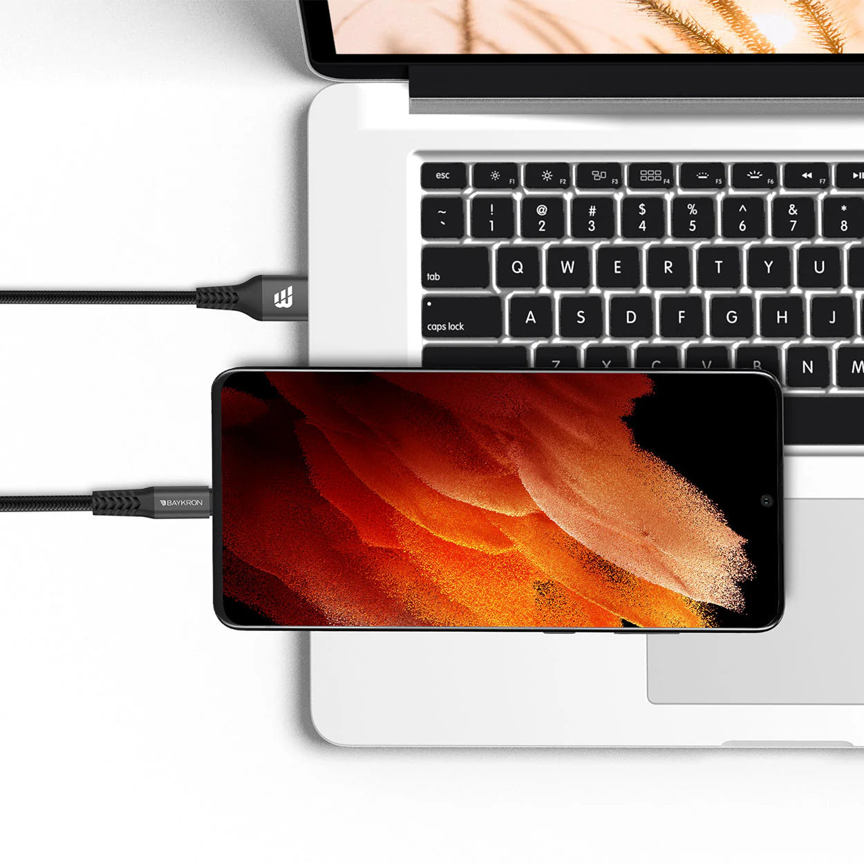 Baykron Cable Type C 1.2 M Black