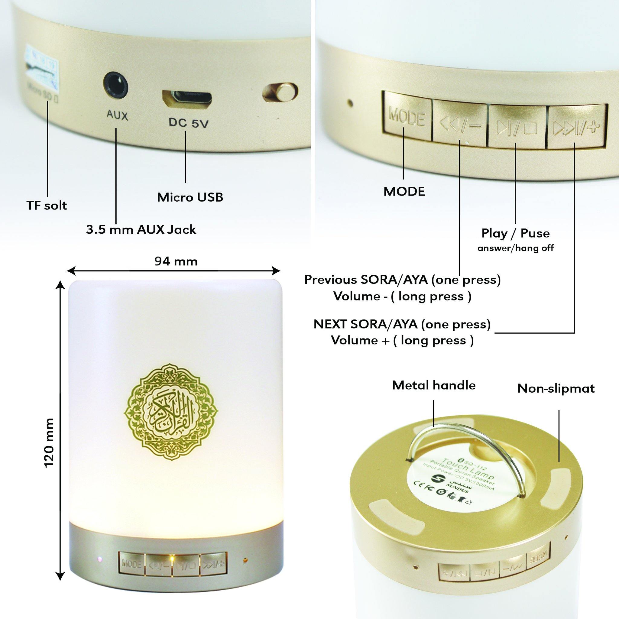 Touch Lamp Portable Speaker