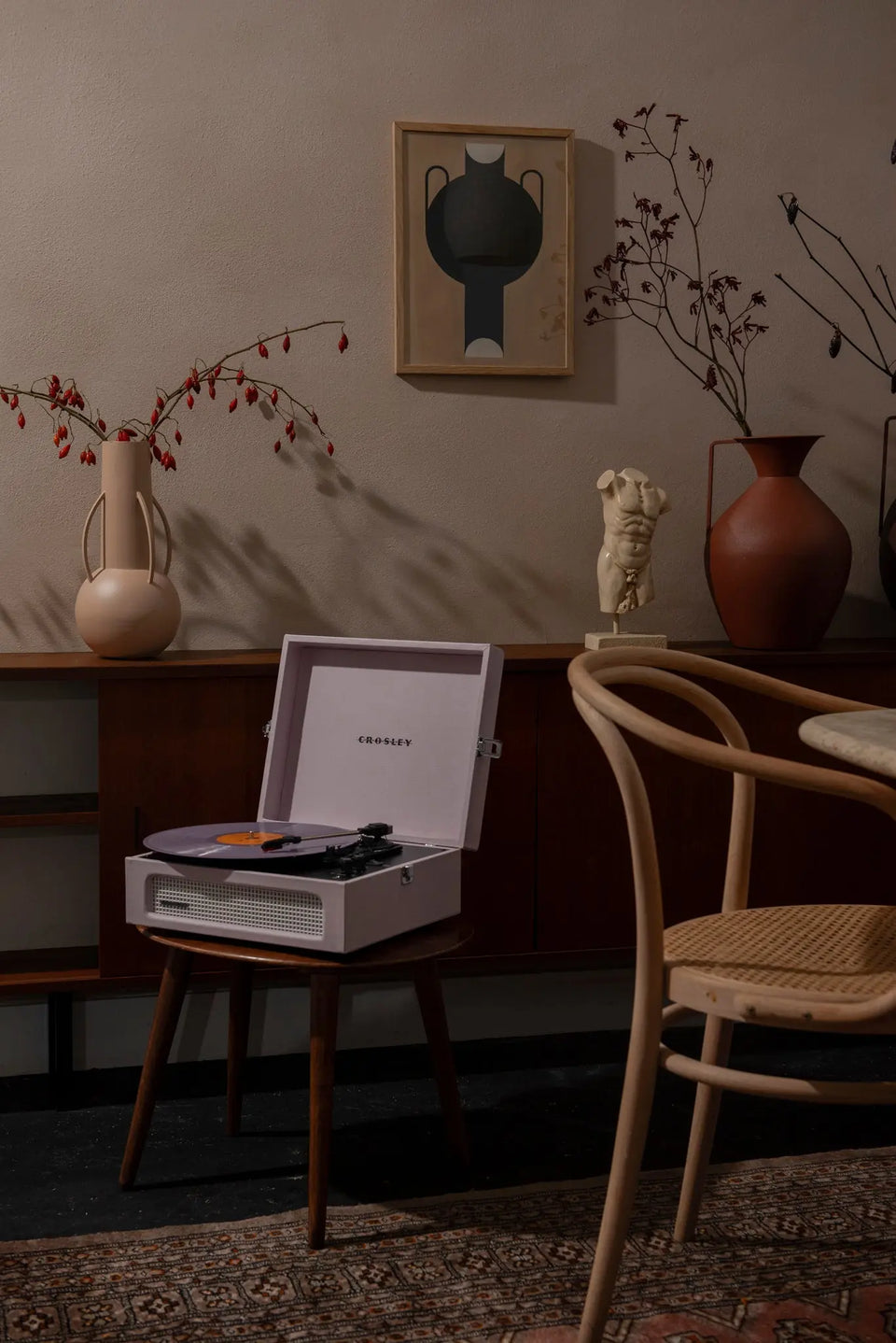 Crosley Voyager Portable Turntable Amethyst
