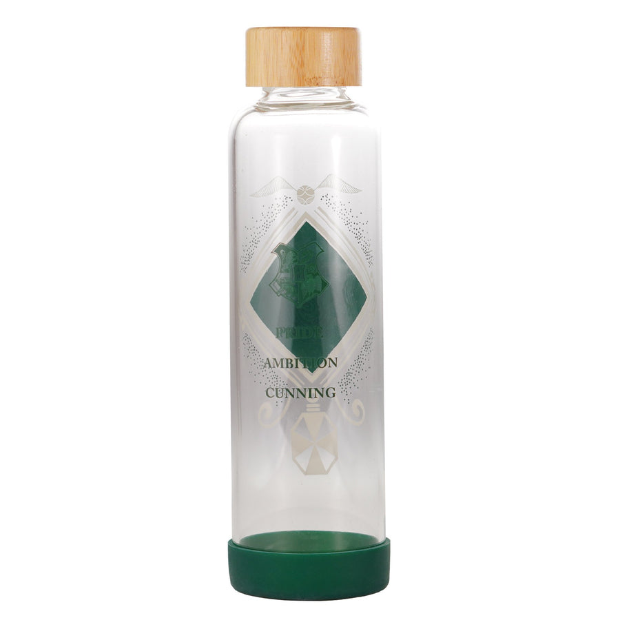 Halfmoon Bay Water Bottle Glass 500Ml Harry Potter Proud Slytherin