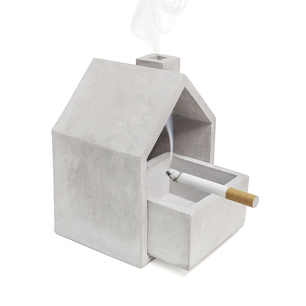 Balvi Ashtray Home Gray Concrete