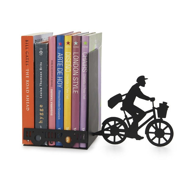 Balvi Bookend Postman Black Metal